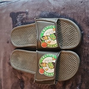 Slip on Celtics sandals